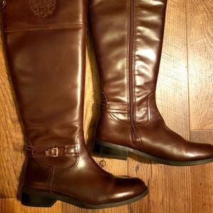 Vince Camuto Knee High Wide Calf Boots Size 8.5